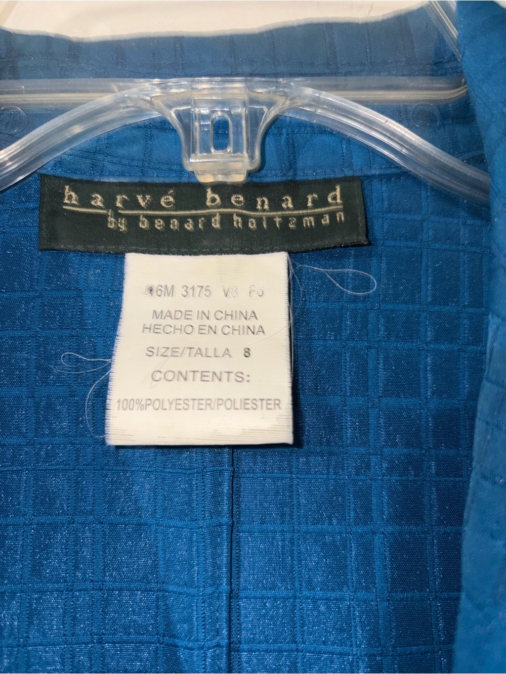 Harve Benard Cobalt Blue Tailored Women's Blazer - Picture 2 of 5